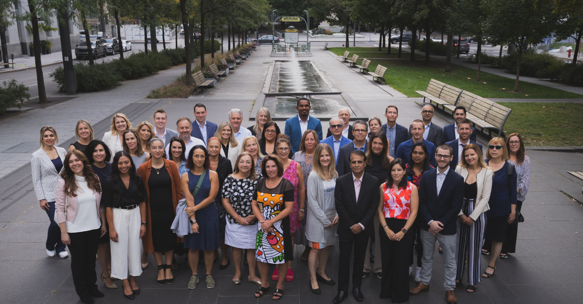 Servier Canada's team.
Picture taken on September 19, 2024 in Montreal. 